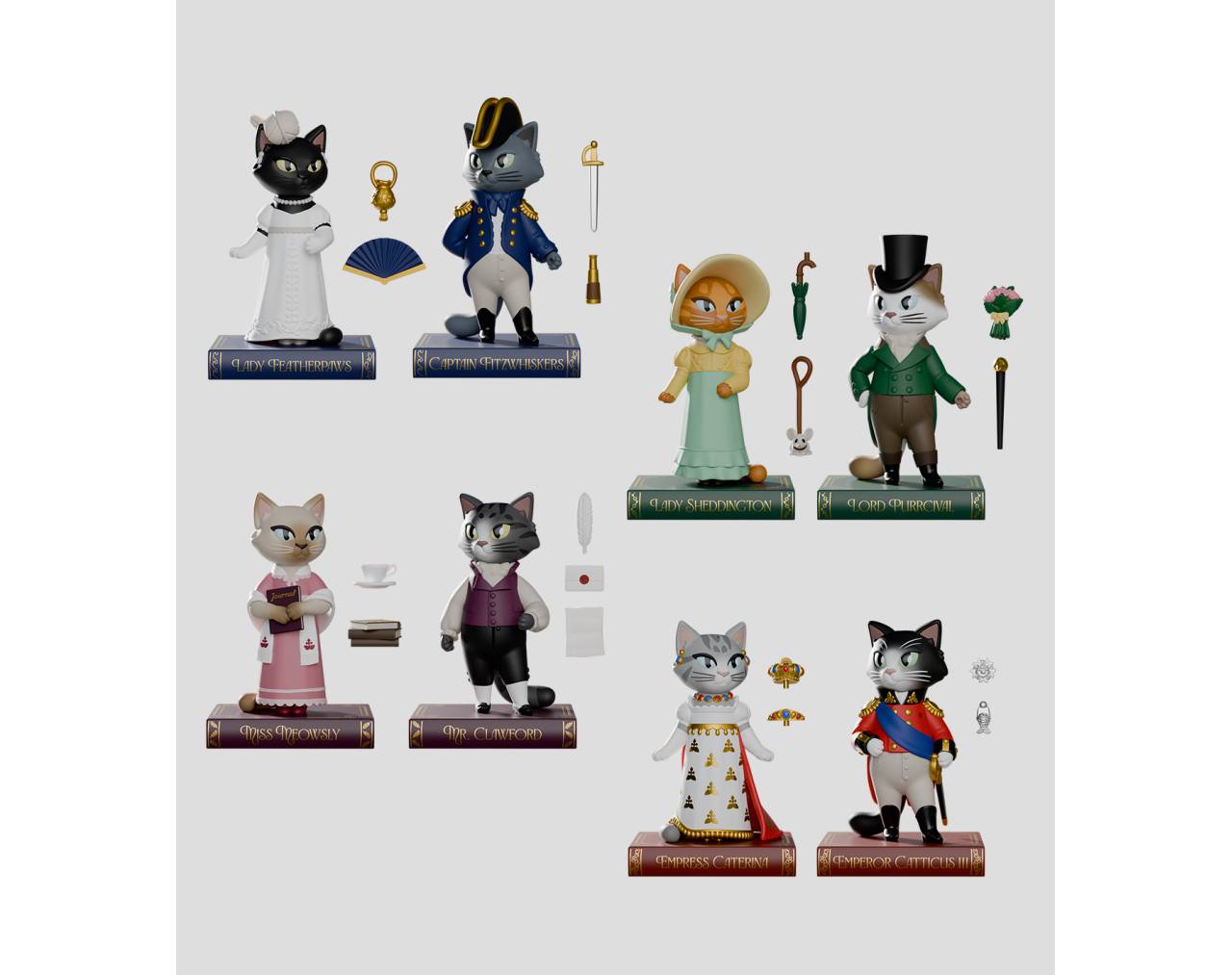Regency Cats Blind Box - Kaleidos Creative (Caja sorpresa) 