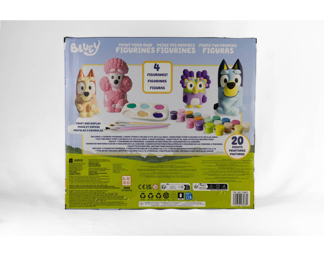 BLUEY FIGURAS PARA PINTAR CERAMICA