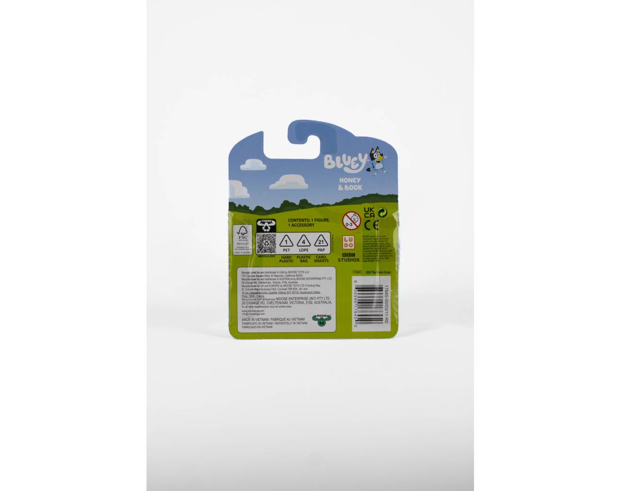 HONEY & BOOK - BLISTER BLUEY MOOSE