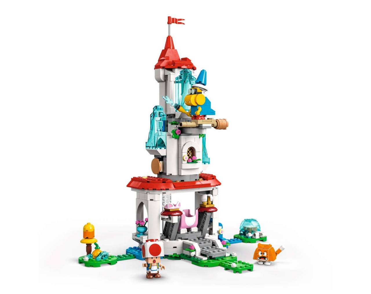 Torre de Hielo y Traje de Peach Felina