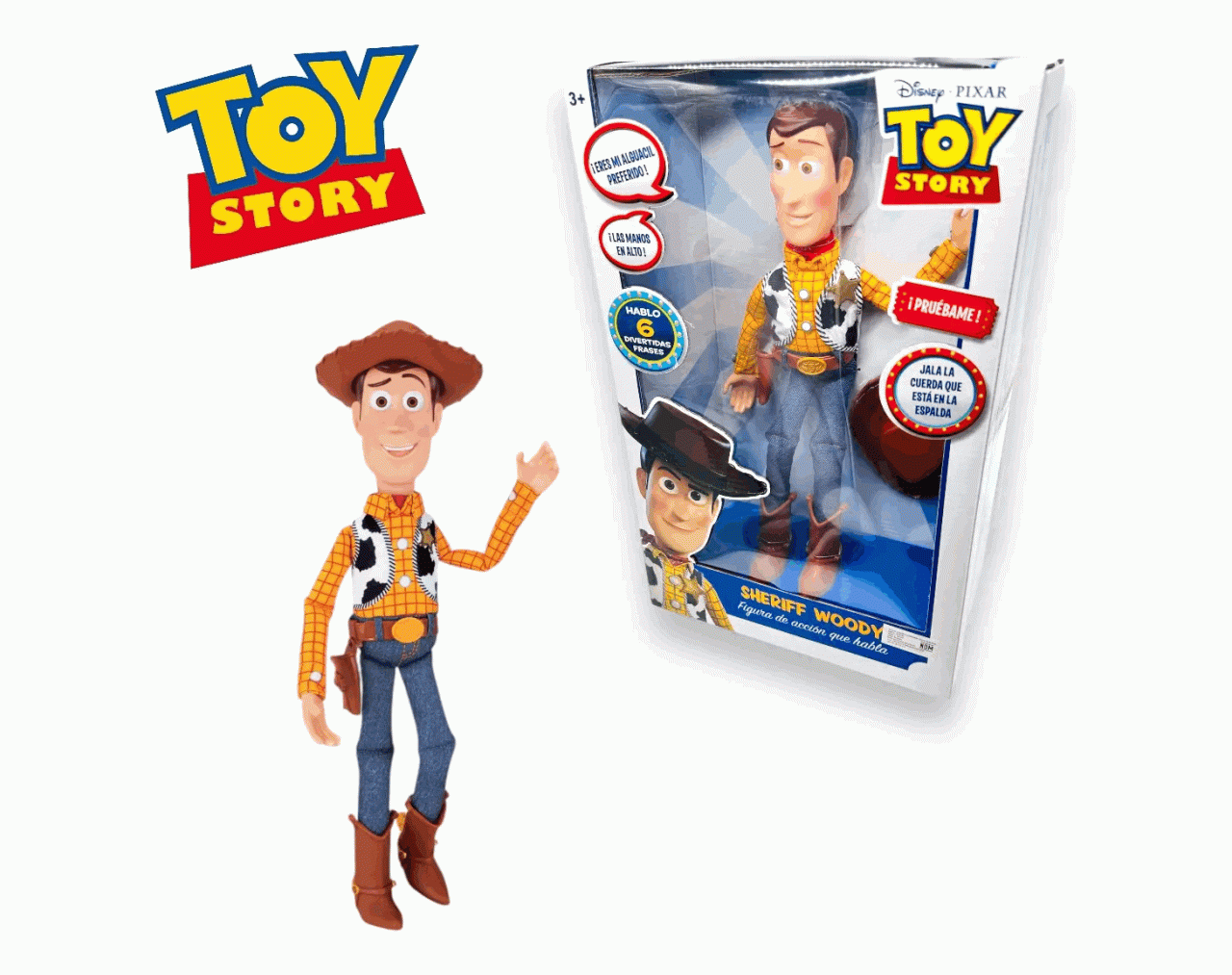 Sheriff Woody Figura de Acción que habla - Toy Mark