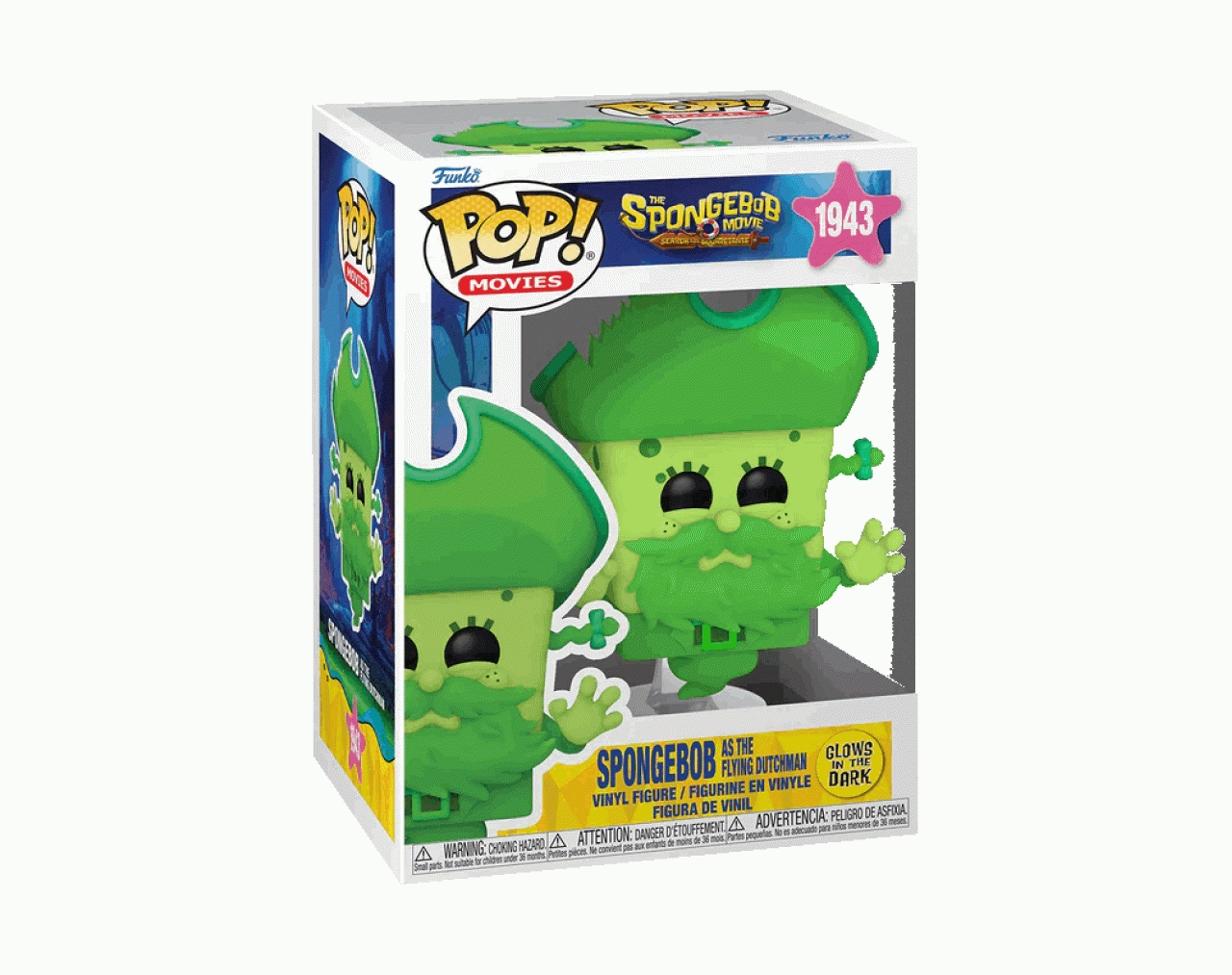 Funko Pop! Bob Esponja Movies Search Sq P Bob Fantasma Glow