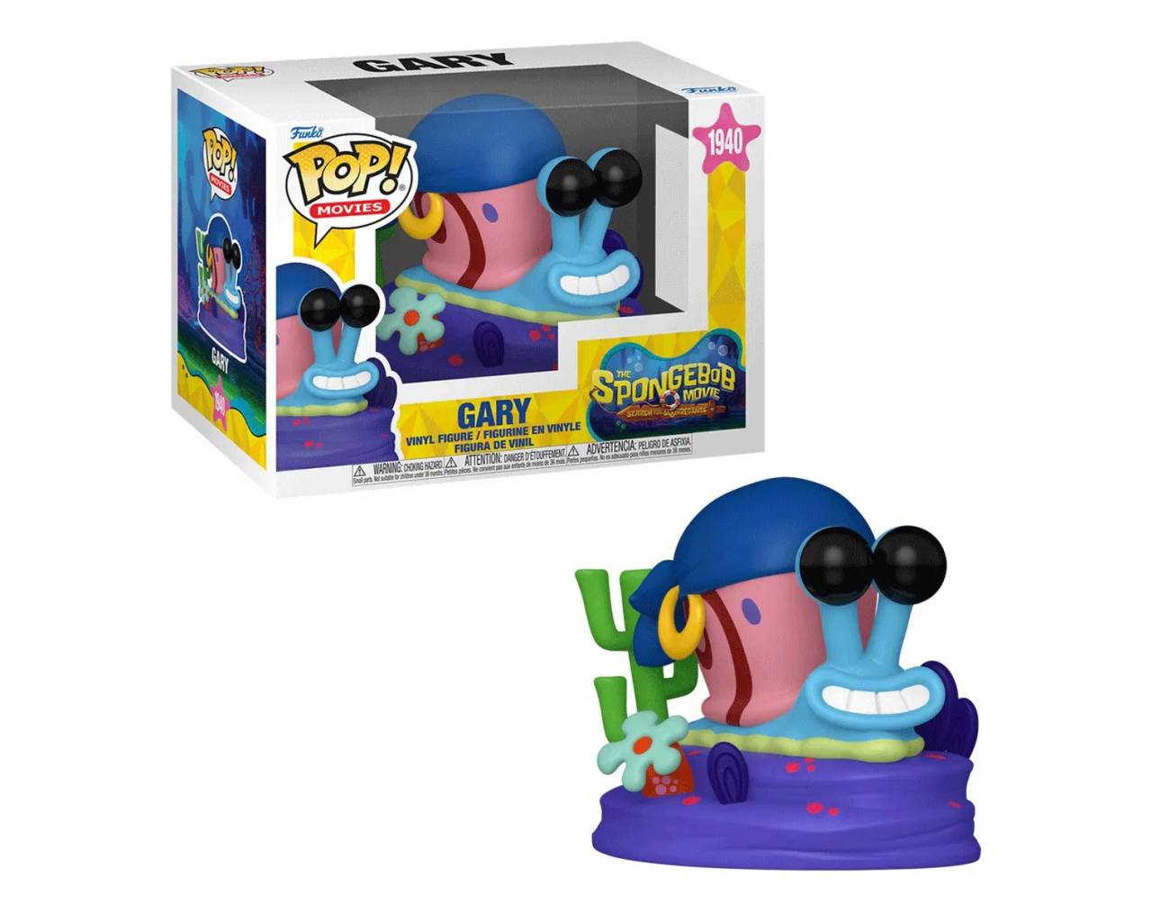 Funko Pop! Bob Esponja Spongebob Movie Gary #1940