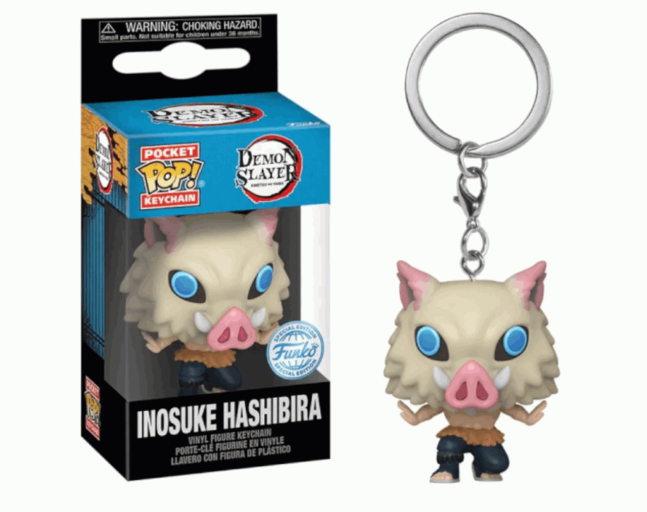 Llavero Demon Slayer Inosuke Hashibira - Funko Pocket Pop! 