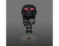 Dark Trooper with Grogu glows in the dark - Star Wars Pop! Vinyl